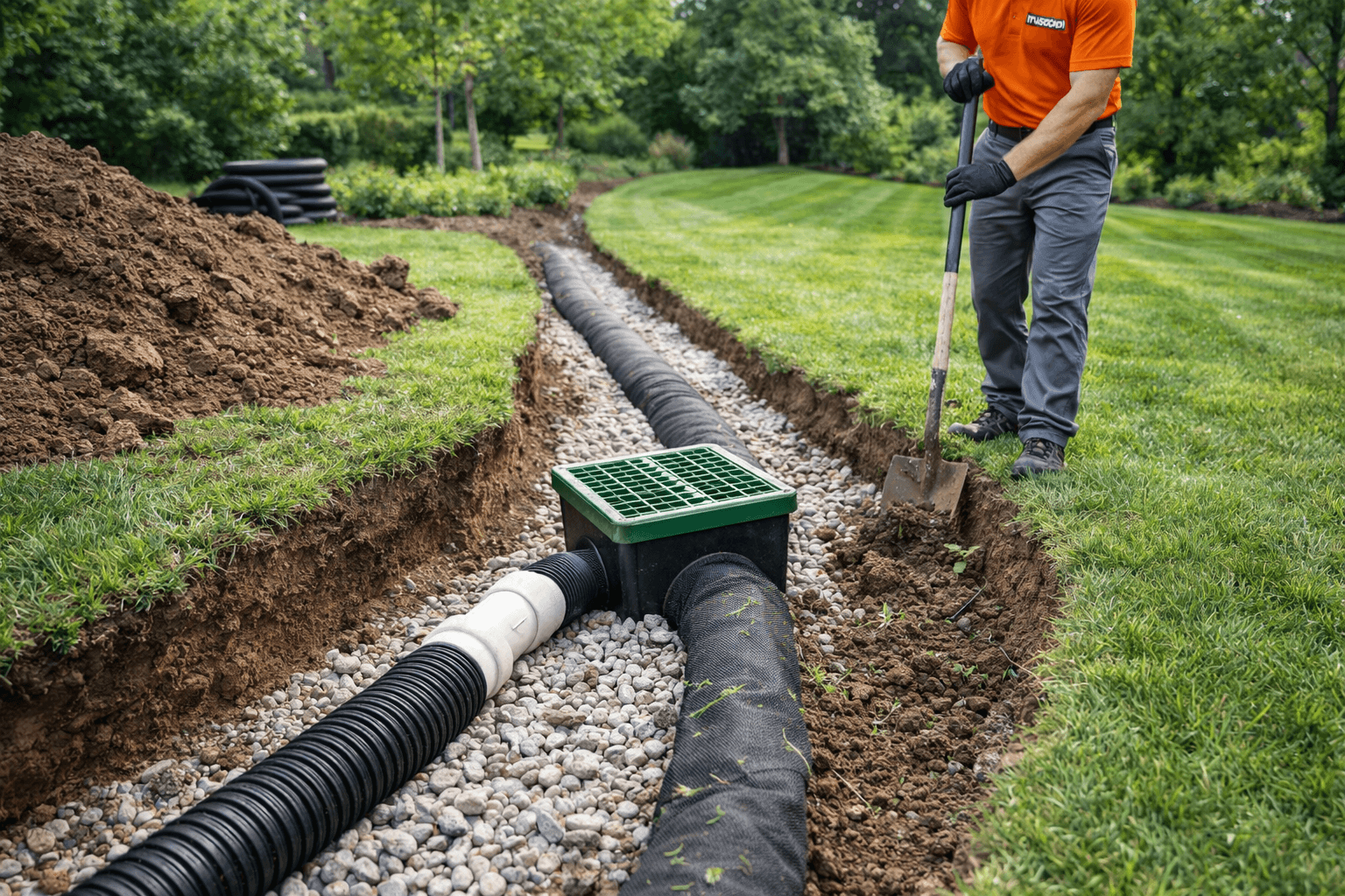 French Drains / Catch Basins / Drainage